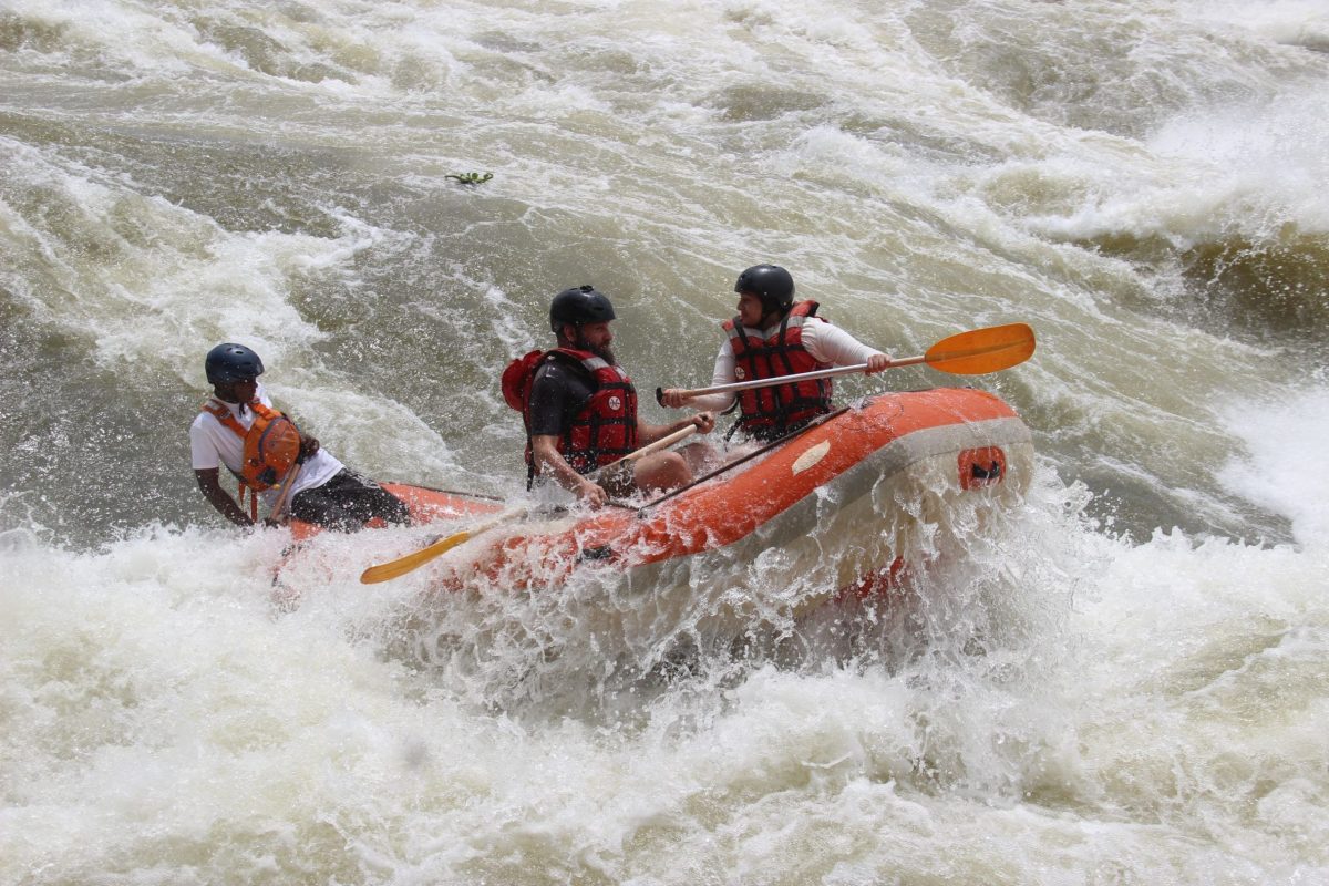 White water rafting in Uganda