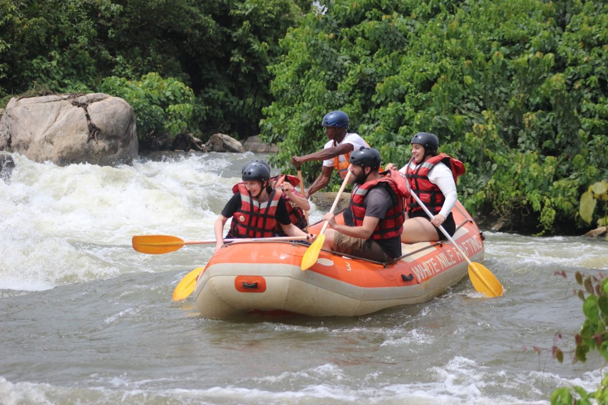 White water rafting in Uganda