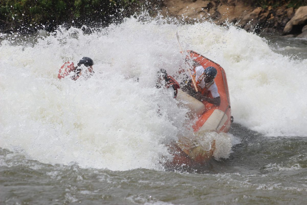 White water rafting in Uganda