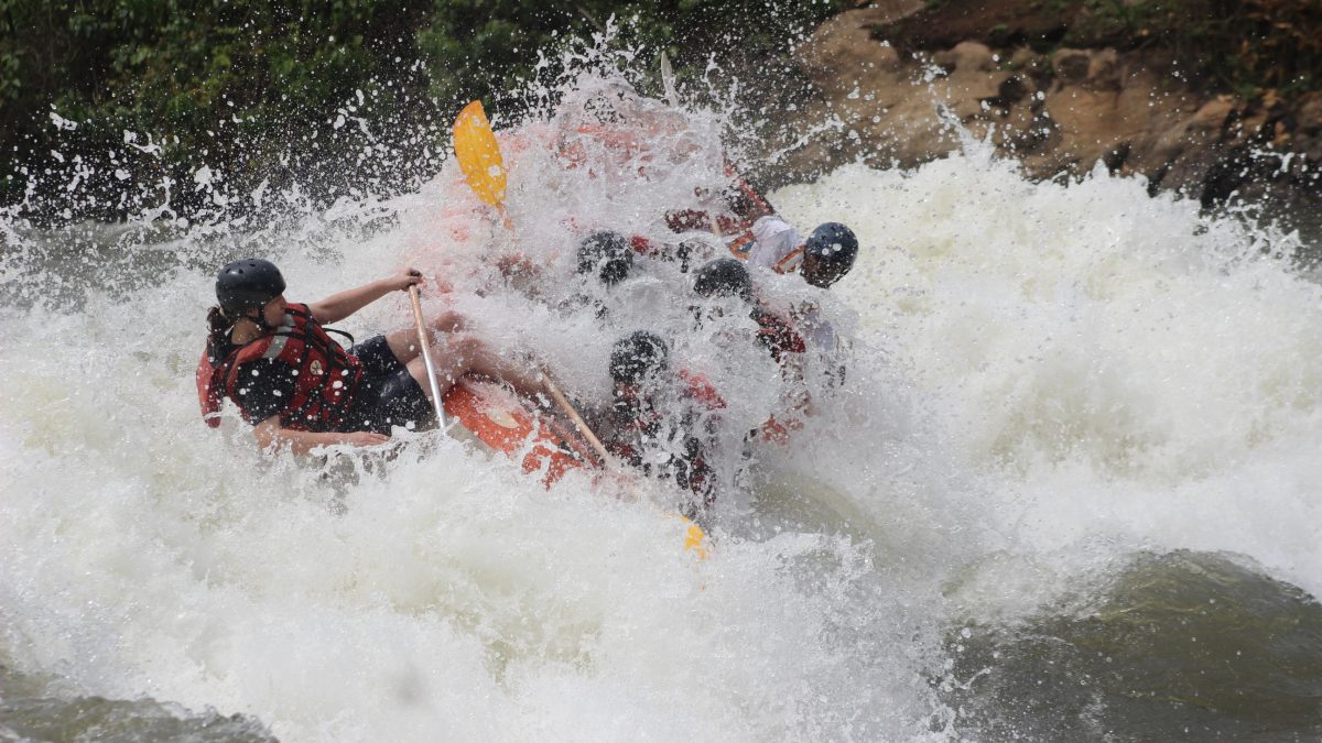 White water rafting in Uganda