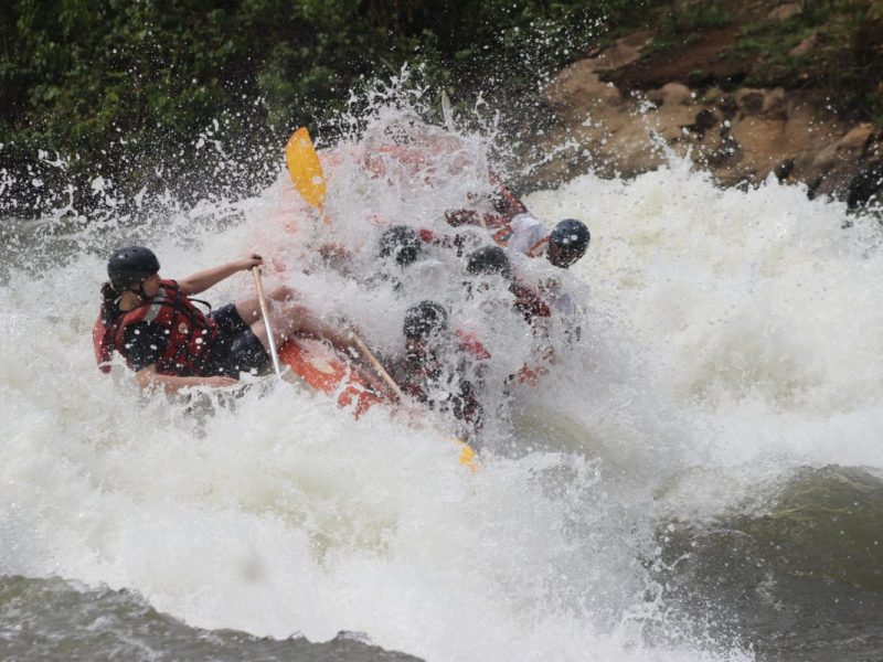 White water rafting in Uganda