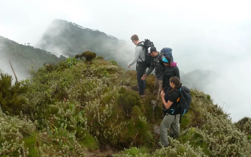 Hiking Mount Gahinga