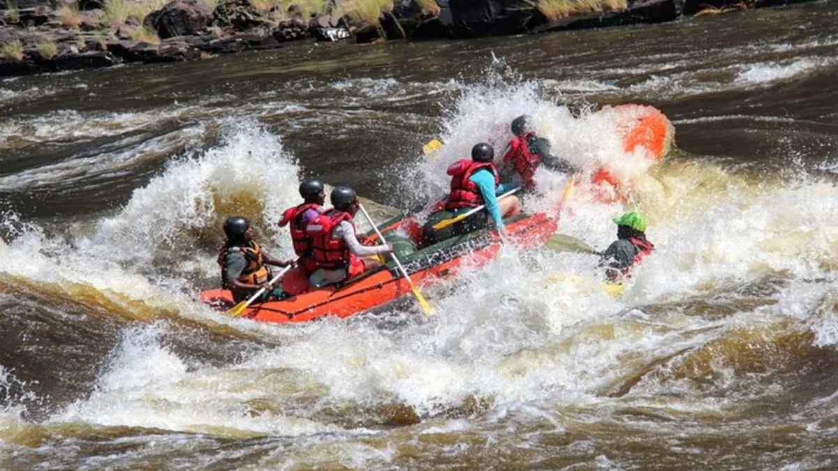 Water Rafting at Victoria Falls in Zimbabwe