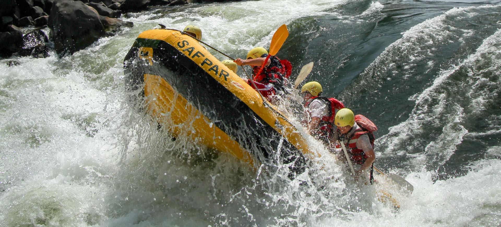 Rafting the Victoria Falls