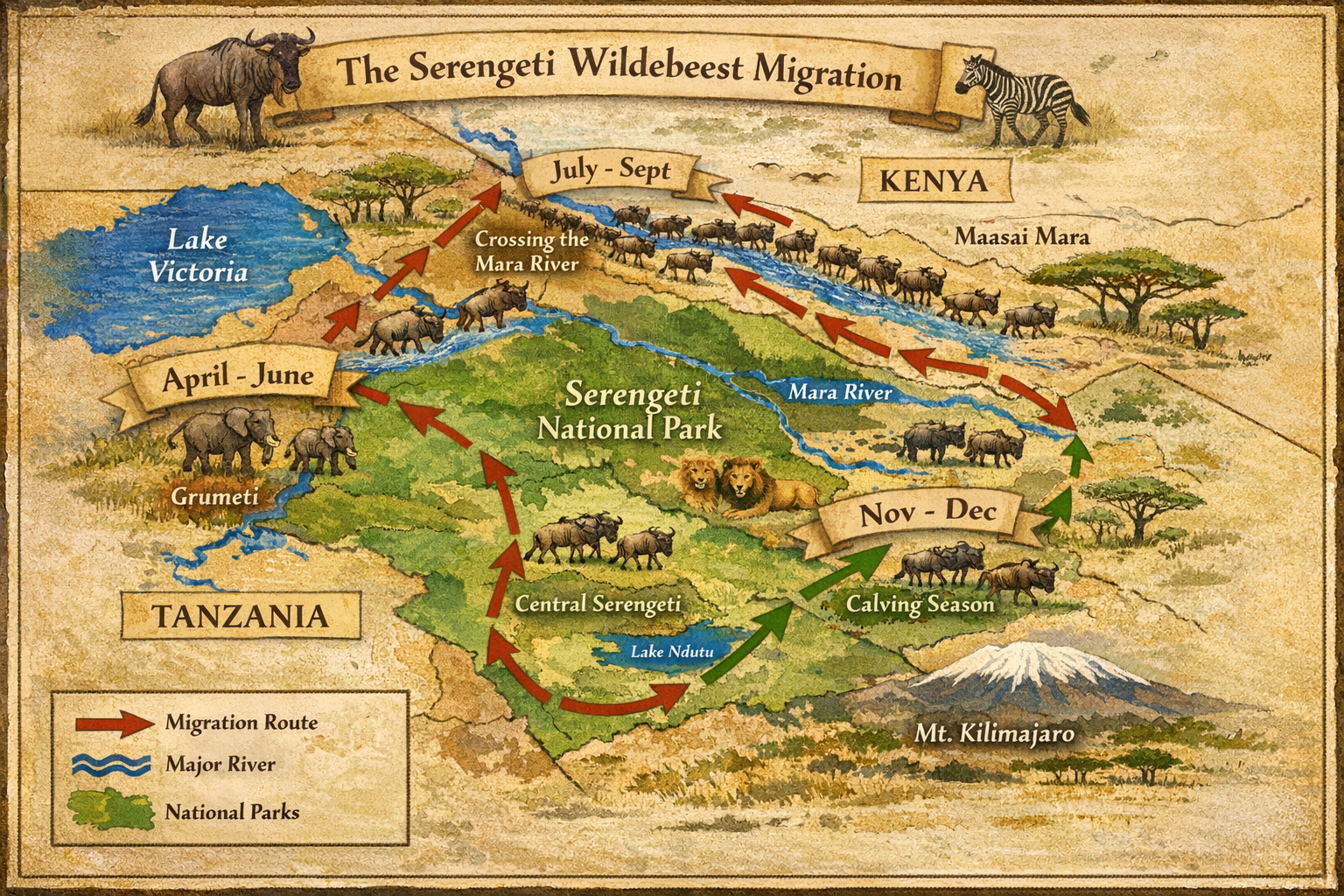 5 Days Serengeti Great Migration Safari